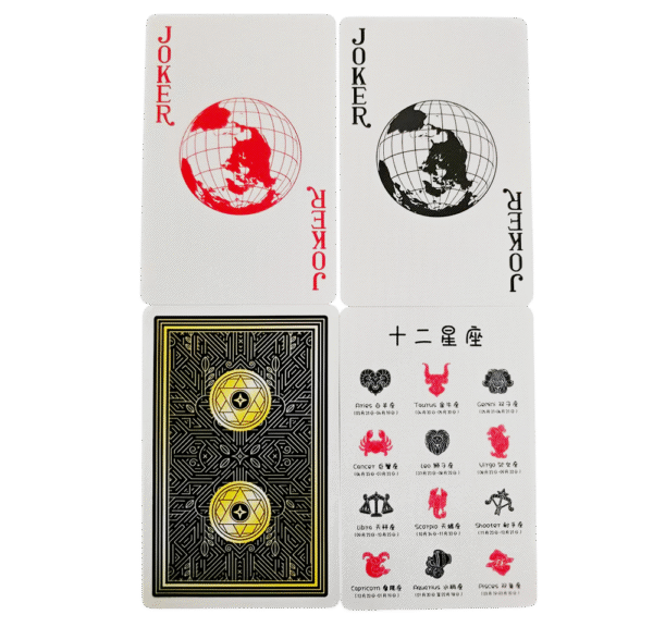 premium zodiac playing cards