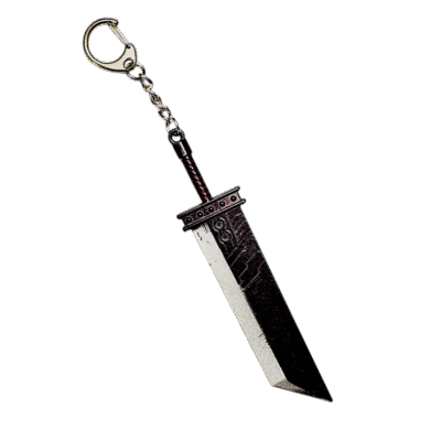 cloud buster sword keyring